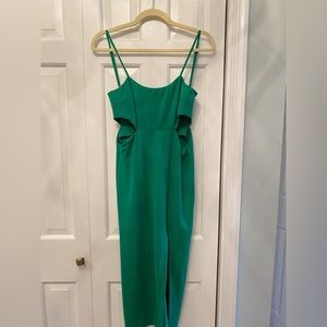 Green HOURS dress size XS.